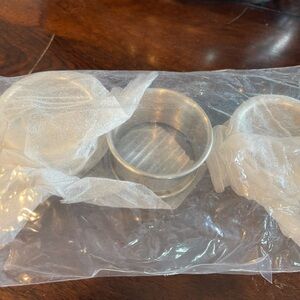 Silver Plated Napkin Rings - 8 still in original package.
